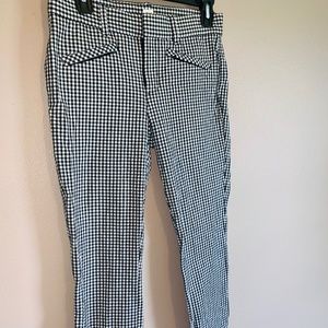 Gap Plaid Skinny Ankle Pants